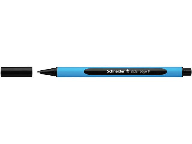 Balpen Schneider Slider Edge F 0,7mm zwart