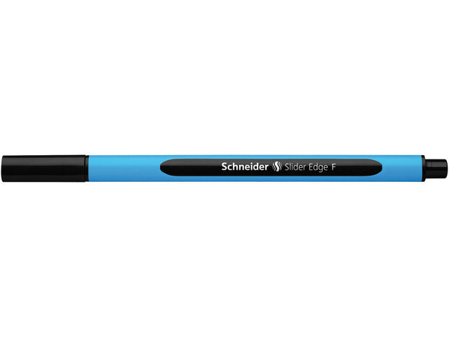 Balpen Schneider Slider Edge F 0,7mm zwart