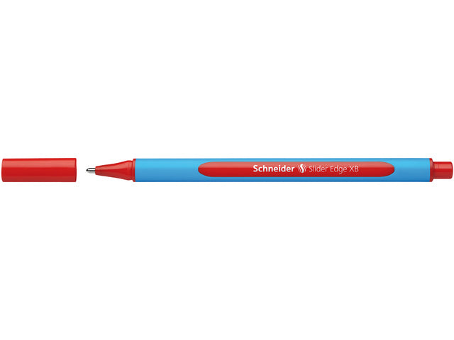 Balpen Schneider Slider Edge XB rood doos 10 stuks