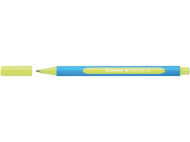 Balpen Schneider doos Slider Edge XB geel 10 stuks