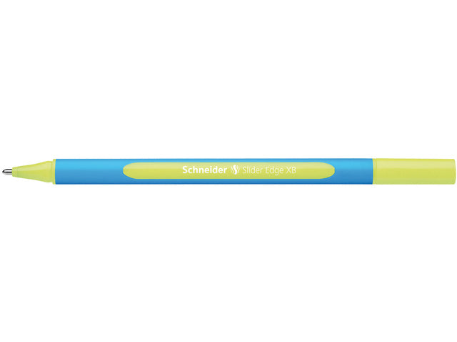 Balpen Schneider Slider Edge XB geel doos 10 stuks