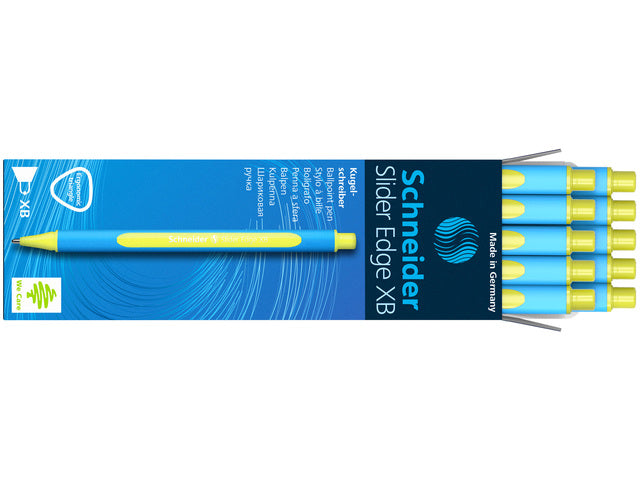 Balpen Schneider Slider Edge XB 1,4mm geel