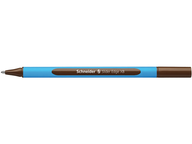 Balpen Schneider Slider Edge XB bruin 10 stuks