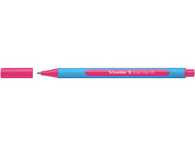 Balpen Schneider Slider Edge XB roze doos 10 stuks