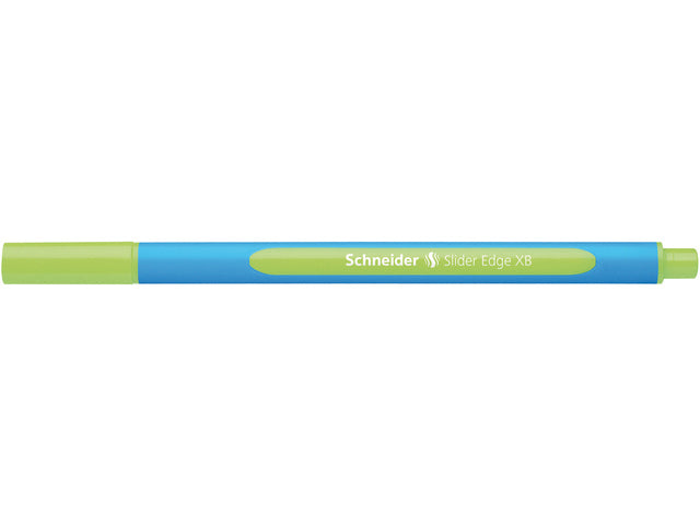 Balpen Schneider Slider Edge XB lichtgroen doos 10 stuks