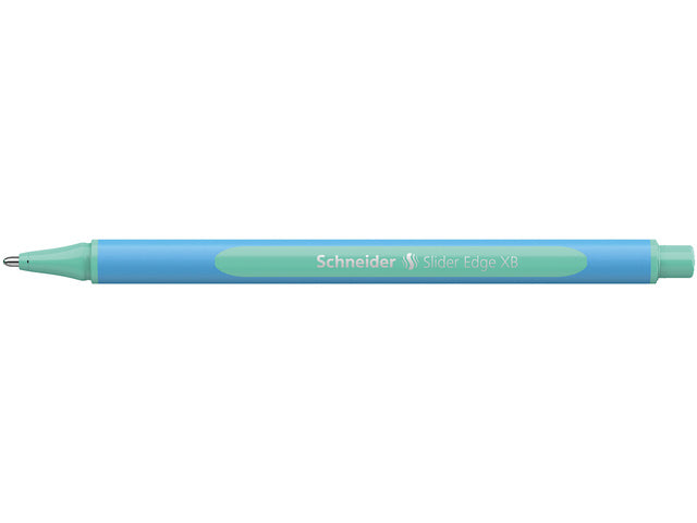 Balpen Schneider Slider Edge XB Pastel Mint doos 10 stuks