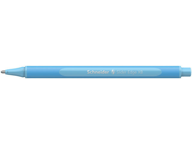 Balpen Schneider Slider Edge XB Pastel Baby-Blauw doos 10 stuks