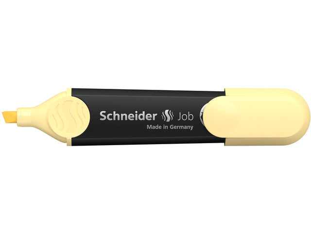 Textmarker Schneider Job Pastellfarbe Vanille
