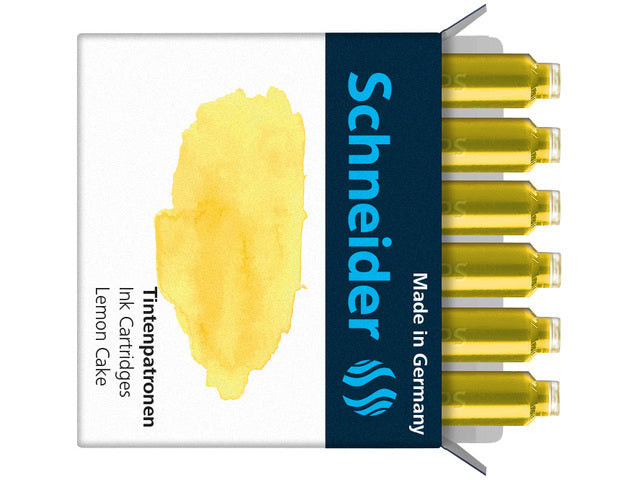 Inktpatronen Schneider pastel Lemon Cake 6st.