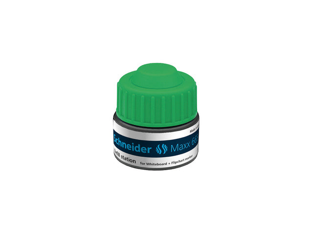 Navulinkt Schneider 665 voor marker 290 en 293 30ml groen