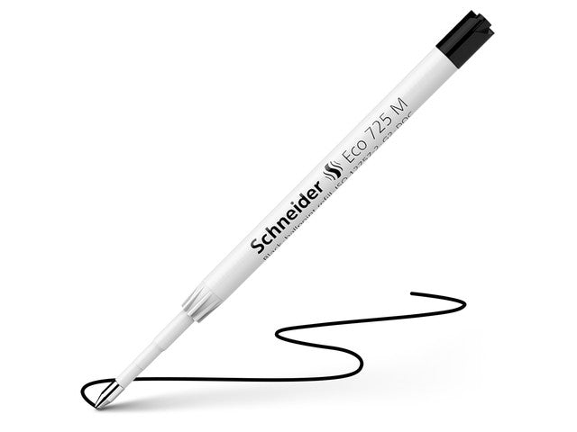 Balpenvulling Schneider Eco 725 M zwart