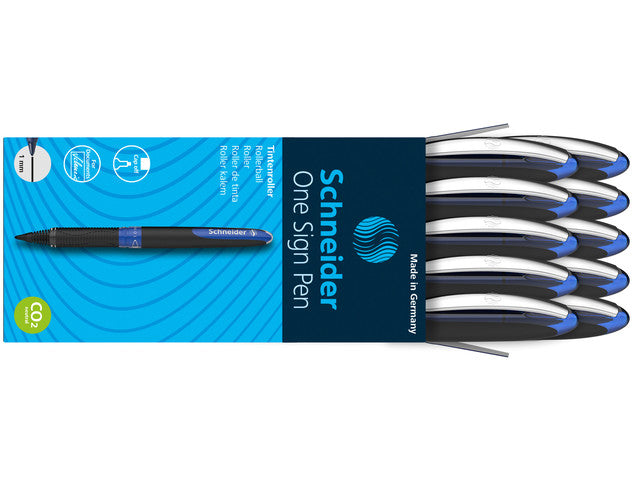 Tintenroller Schneider One Sign blauw