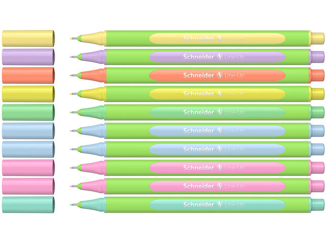 Fineliner Schneider Line-Up Pastel 0,4mm 10 Stück sortiert in Doos