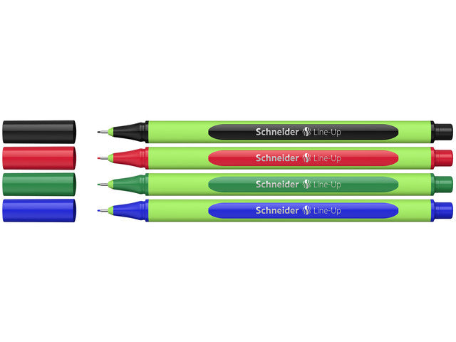 Fineliner Schneider Line-Up 0,4mm sortiert 4 Stück