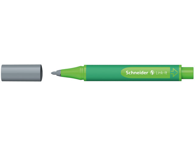 Filzstift Schneider Link-It 1,0mm silbergrau