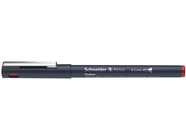 Fineliner Schneider Pictus 0,2 rot