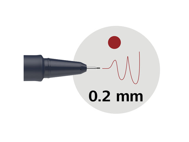 Fineliner Schneider Pictus 0,2 rot