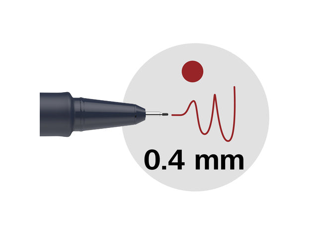 Fineliner Schneider Pictus 0,4 rot