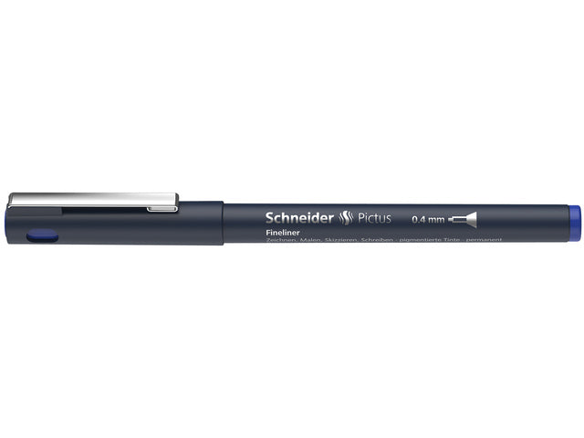 Fineliner Schneider Pictus 0,4 blauw