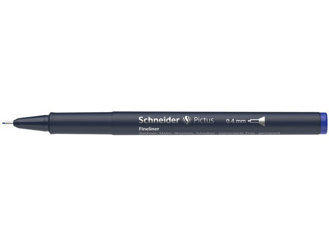 Fineliner Schneider Pictus 0,4 blauw