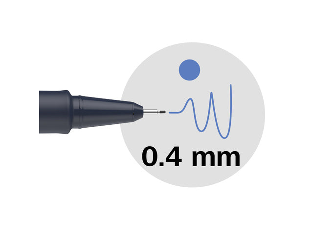 Fineliner Schneider Pictus 0,4 blauw