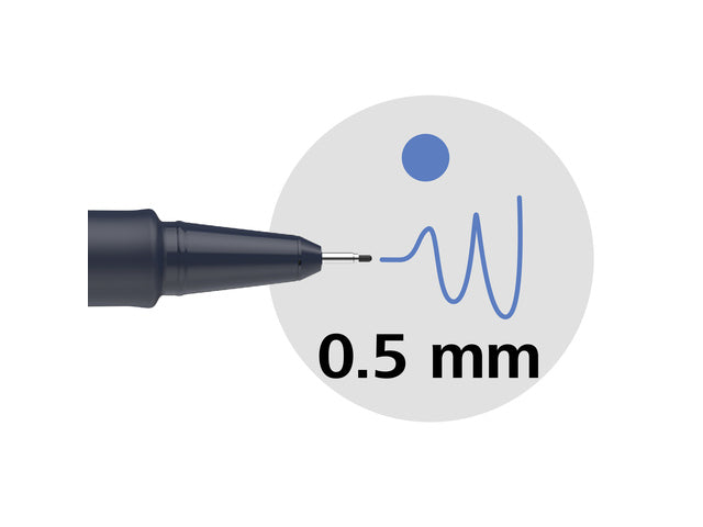 Fineliner Schneider Pictus 0,5 blauw