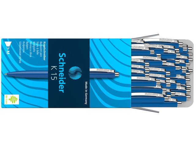 Balpen Schneider K15 blauw