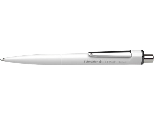 balpen Schneider K3 Biosafe M wit/zwart