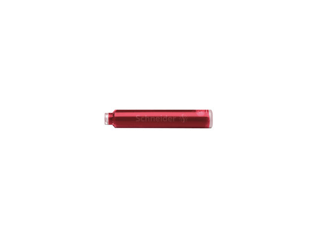 Inktpatronen Schneider doos a 6 stuks rood