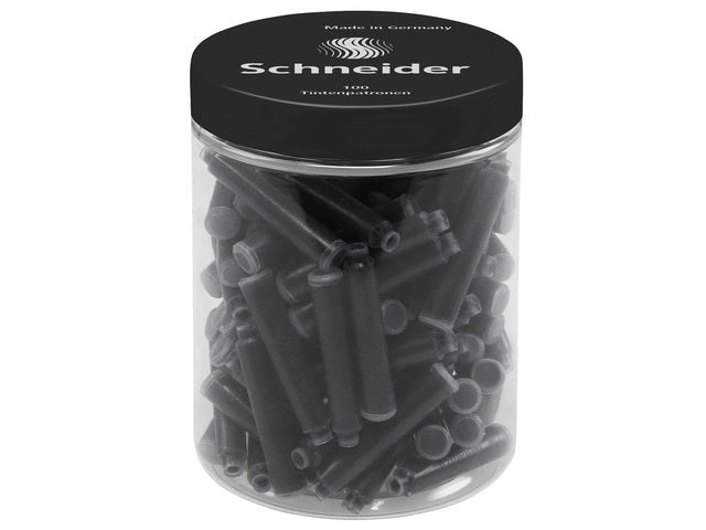 Inktpatronen Schneider container à 100 stuks zwart