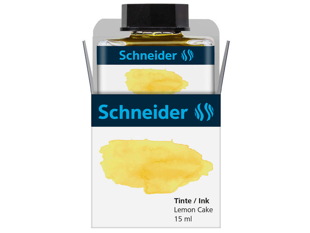 Inktpotje Schneider 15ml pastel Citroencake voor