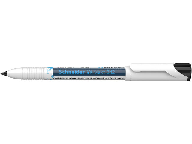 Diepvries marker Schneider Maxx 242 op blister zwart