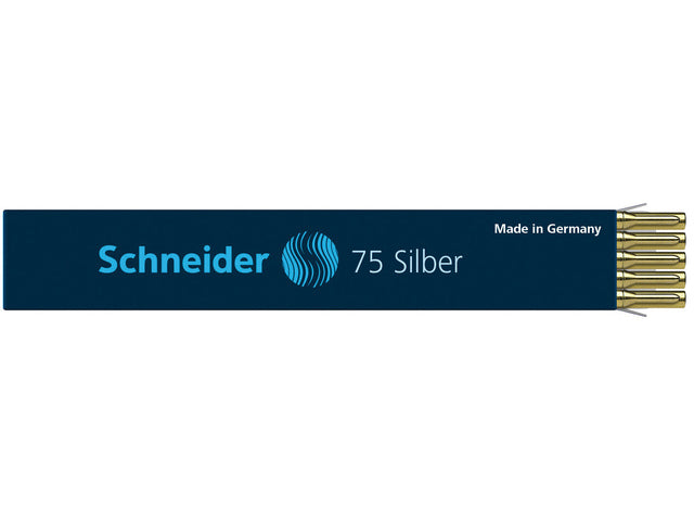 Balpenvulling Schneider 75 M zilver