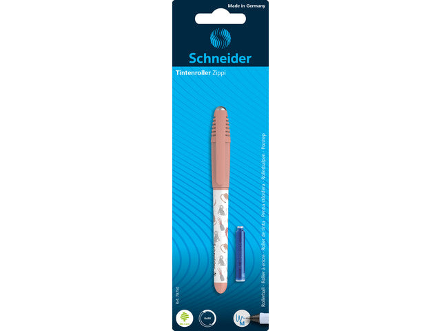 Rollerball Schneider Zippi op blister assorti met inktpatroon