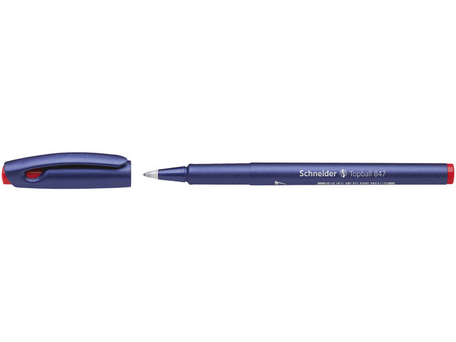 Tintenroller Schneider Topball 847 0,5mm rot