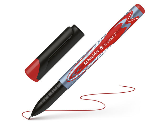 Fineliner Schneider Topliner 911 rot