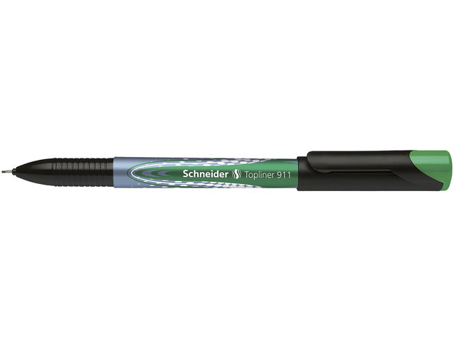 Fineliner Schneider Topliner 911 navulbaar grün