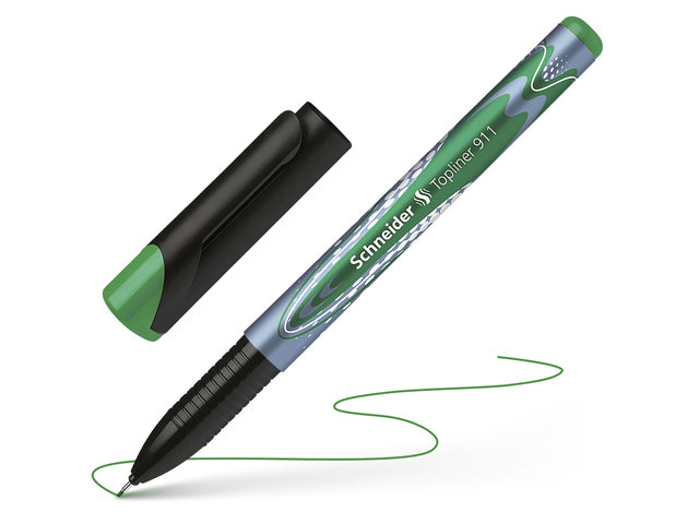 Fineliner Schneider Topliner 911 navulbaar grün