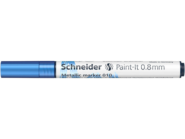 Metallic marker Schneider Paint-it 010 0,8 mm blauw metallic