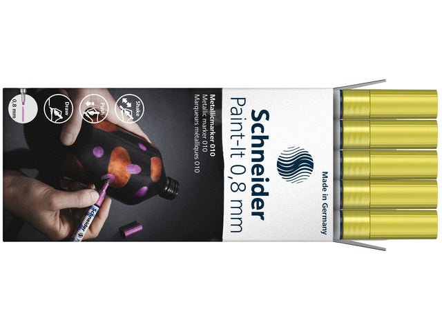 Metallicmarker Schneider Paint-it 010 0,8mm gelb metallic