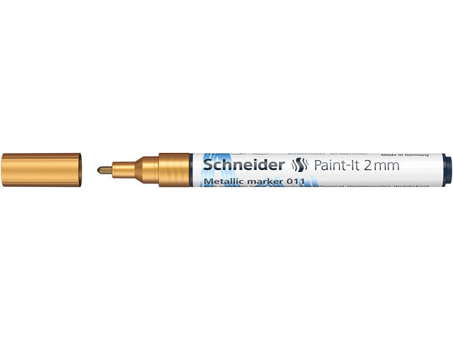 Metallic marker Schneider Paint-it 011 2mm goud metallic