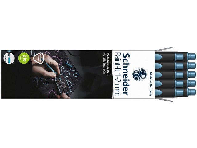 Metallic Liner Schneider Paint-it 020 1-2mm polarblau metallic