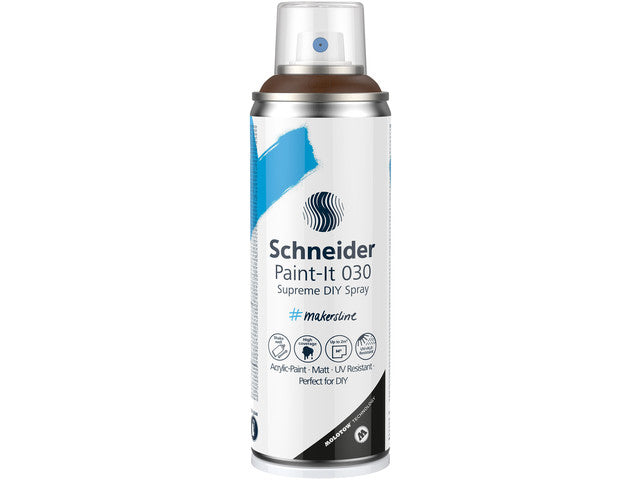 Supreme DIY spray Schneider Paint-it 030 bruin 200ml