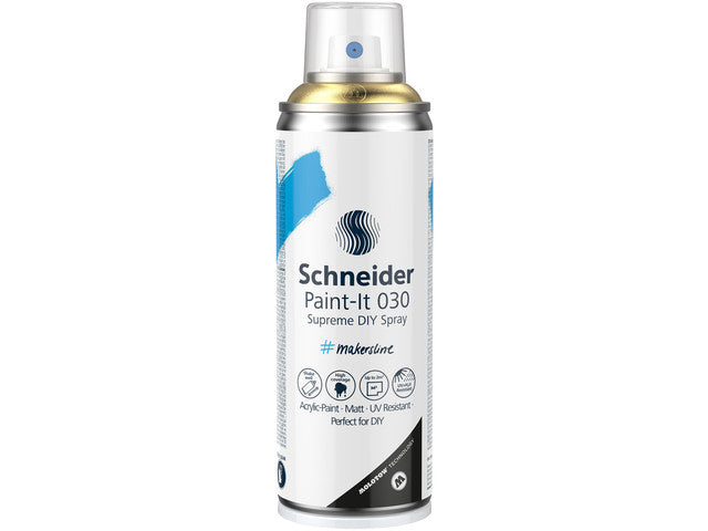Supreme DIY spray Schneider Paint-it 030 goud metallic 200ml