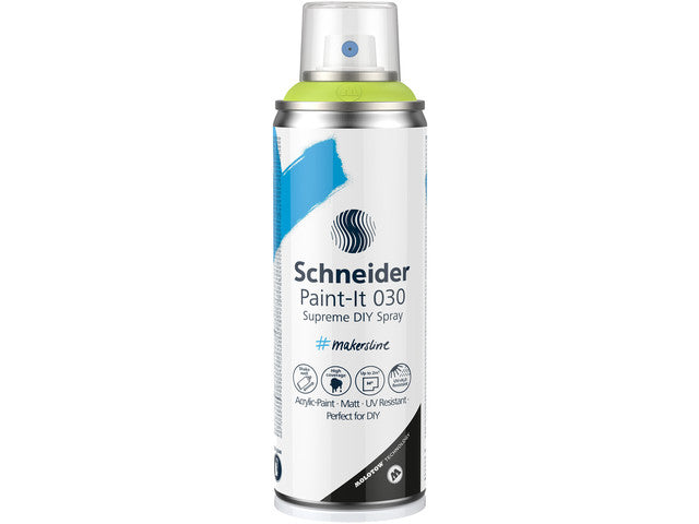 Supreme DIY spray Schneider Paint-it 030 limoengroen pastel 200ml