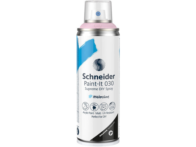 Supreme DIY spray Schneider Paint-it 030 roze pastel 200ml