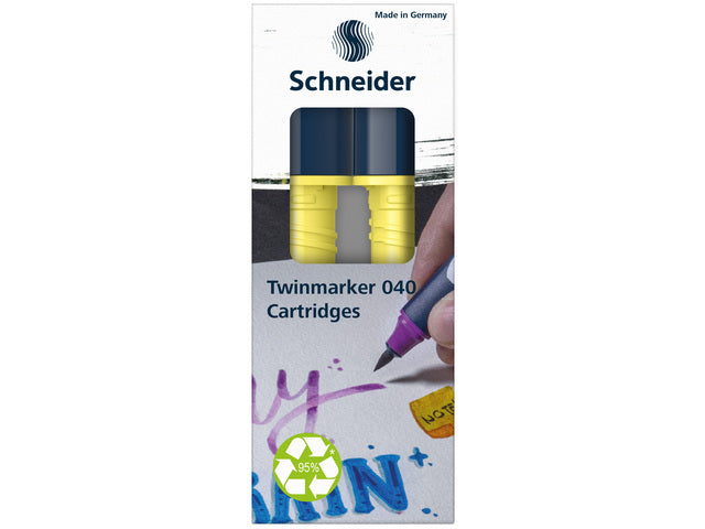 Twinmarker Schneider patroon Paint-it 040 geel 063