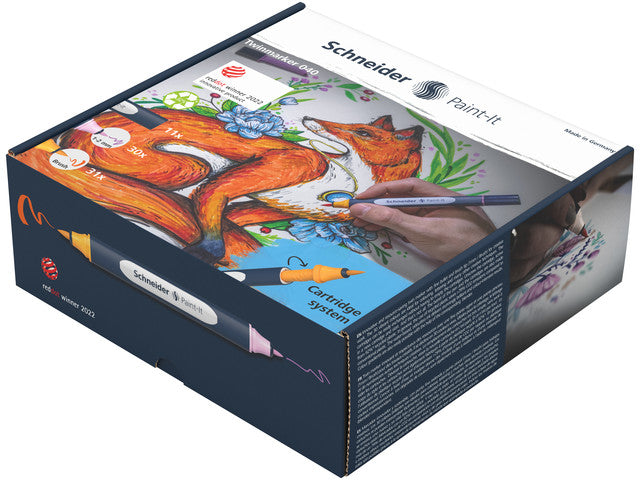 Twinmarker Schneider Set Paint-it 040 72 Stück sort. Farbe