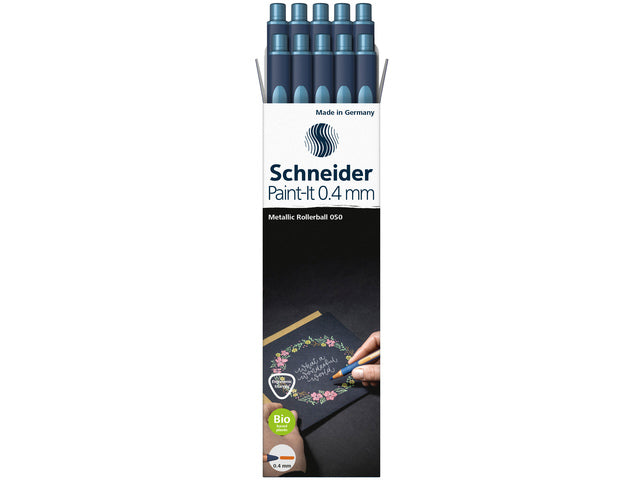 Metallic-Rollerball Schneider Paint-it 050 0,4mm polar bauw metallic