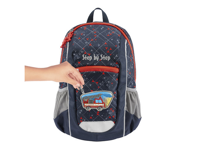 Rugzak Step by Step polyester KIGA MAXI Brandweerwagen Finn